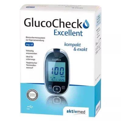 Gluco Check Excellent Blutzuckermess Set mg / dl, 1 St