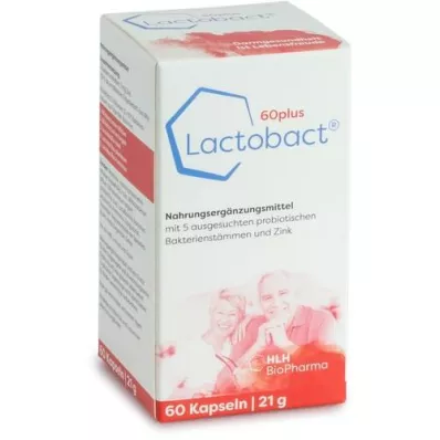 LACTOBACT 60plus magensaftresistente Kapseln, 60 St