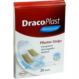 DRACOPLAST waterproof Pflasterstrips sortiert, 20 St