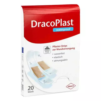 DRACOPLAST waterproof Pflasterstrips sortiert, 20 St