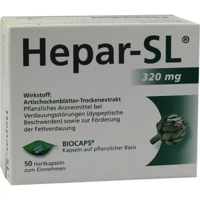 HEPAR-SL 320 mg Hartkapseln, 50 St