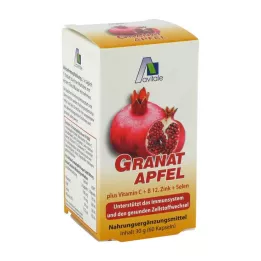 GRANATAPFEL 500 mg plus Vit.C+B12+Zink+Selen Kaps., 60 St