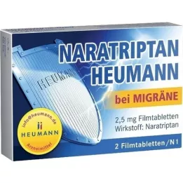 NARATRIPTAN Heumann bei Migräne 2,5 mg Filmtabl., 2 St