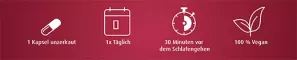 Instructions for use for Melatonin 1 mg Kapseln , 50 St - 2