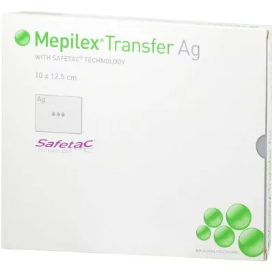 Mepilex Transfer Ag Schaumverband 10x12,5cm, 5 St