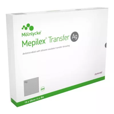 Mepilex Transfer Ag Schaumverband 15x20cm, 10 St