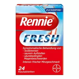 RENNIE FRESH Kautabletten, 24 St