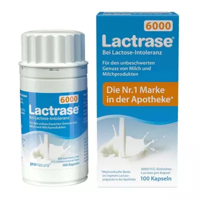 Lactrase 6.000 FCC Kapseln, 100 St