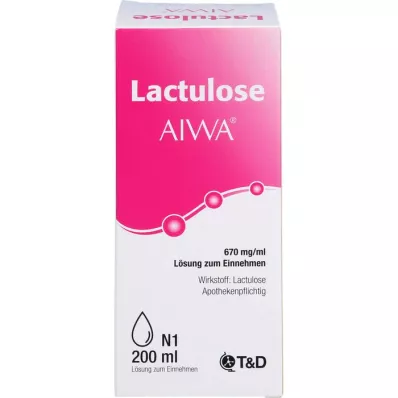 LACTULOSE AIWA 670 mg/ml Lösung zum Einnehmen, 200 ml