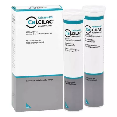 Calcilac 1000mg/880 internationale Einheiten (40 stk) Calcilac 1000mg/880 internationale Einheiten (40 stk)