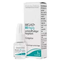 MICLAST 80 mg/g wirkstoffhaltiger Nagellack, 3 ml