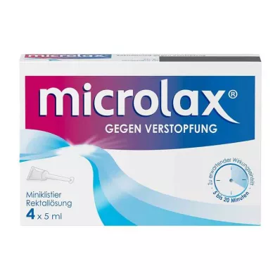 microlax Abführmittel bei Verstopfung, 4X5 ml