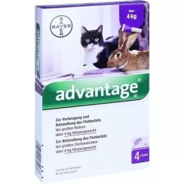 ADVANTAGE 80 mg f.gr.Katzen u.gr.Zierkaninchen, 4X0.8 ml