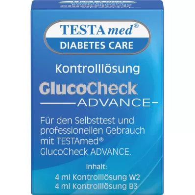 TESTAMED GlucoCheck Advance Kontrolllösung, 4 ml