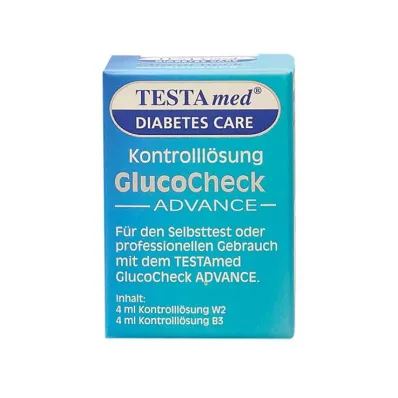 TESTAMED GlucoCheck Advance Kontrolllösung, 4 ml