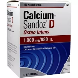CALCIUM SANDOZ D Osteo intens Kautabletten, 120 St