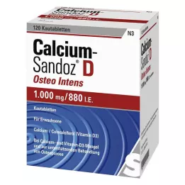CALCIUM SANDOZ D Osteo intens Kautabletten, 120 St