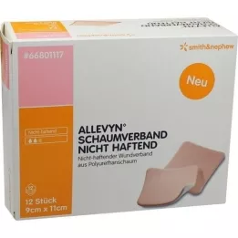 ALLEVYN Schaumverband 9x11 cm nicht haftend, 12 St