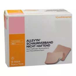 ALLEVYN Schaumverband 9x11 cm nicht haftend, 12 St