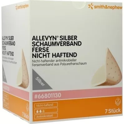 ALLEVYN Silber Schaumverb.Ferse n.h.10,5x13,5cm, 7 St
