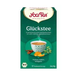 YOGI TEA Glückstee Bio Filterbeutel, 17X1.8 g