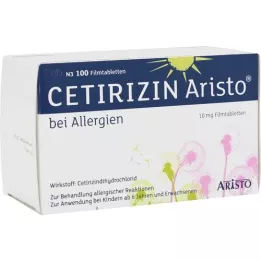 CETIRIZIN Aristo bei Allergien 10 mg Filmtabletten, 100 St