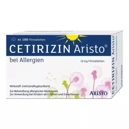 Cetirizin Aristo bei Allergien 10 mg Filmtabletten, 100 St