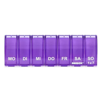 ANABOX 1x7 lila, 1 St