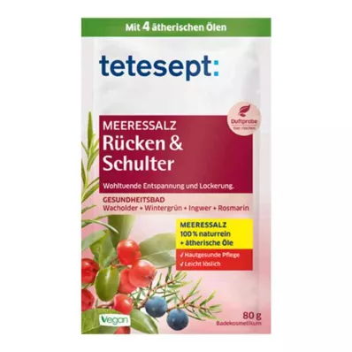 Tetesept Meeressalz Rücken &amp; Schulter (80 g)