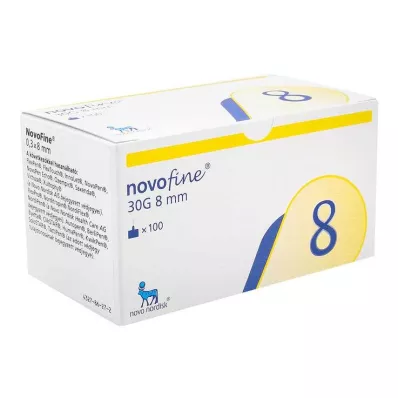Novofine 8 Kanülen 0,30x8 mm TW, 100 St