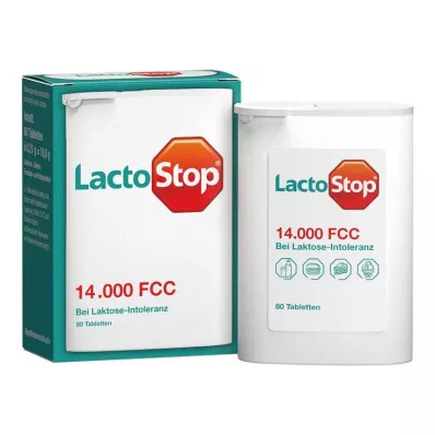 Lactostop 14.000 FCC Tabletten im Spender, 80 St