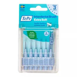 TEPE Interdentalbürste x-weich 0,6mm ISO 3 blau, 6 St