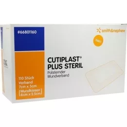 CUTIPLAST Plus steril 5x7 cm Verband, 110 St