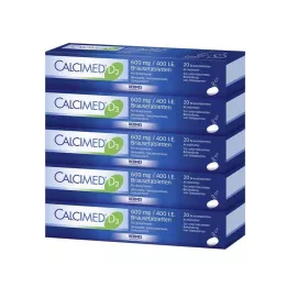 Calcimed D3 600 mg / 400 I.E. Brausetabletten, 100 St