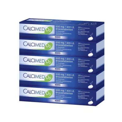 CALCIMED D3 600 mg/400 I.E. Brausetabletten, 100 St