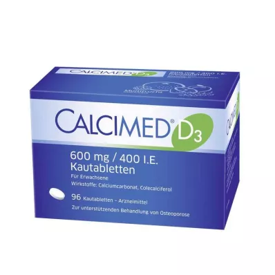 Calcimed D3 600 mg / 400 I.E. Kautabletten, 96 St