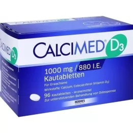 CALCIMED D3 1000 mg/880 I.E. Kautabletten, 96 St