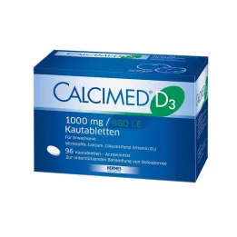 CALCIMED D3 1000 mg/880 I.E. Kautabletten, 96 St