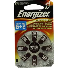 ENERGIZER Hörgerätebatterie 312, 8 St