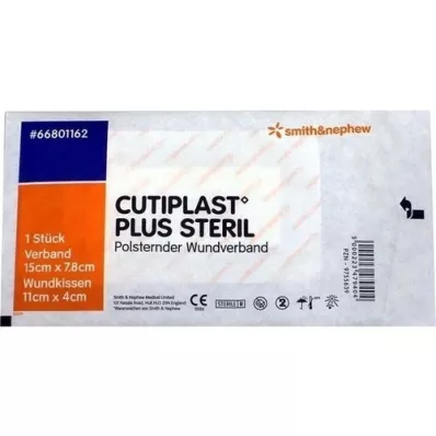 CUTIPLAST Plus steril 7,8x15 cm Verband, 1 St