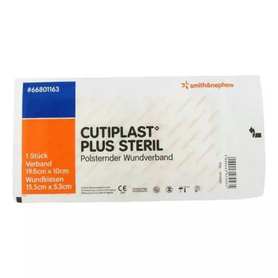Cutiplast Plus steril 10x19,8 cm Verband, 1 St Cutiplast Plus steril 10x19,8 cm Verband, 1 St
