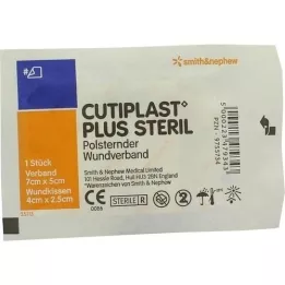 CUTIPLAST Plus steril 5x7 cm Verband, 1 St