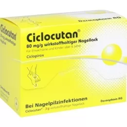 CICLOCUTAN 80 mg/g wirkstoffhaltiger Nagellack, 3 g