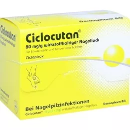 CICLOCUTAN 80 mg/g wirkstoffhaltiger Nagellack, 6 g