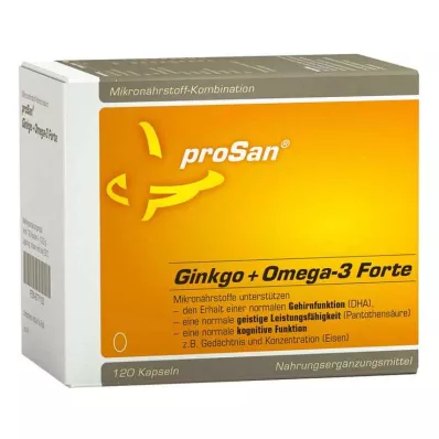 Prosan Ginkgo + Omega-3 Forte Kapseln, 120 St