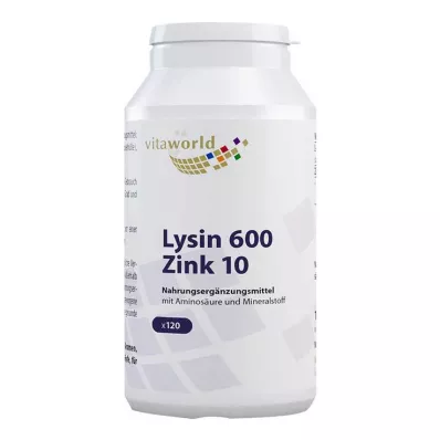 Lysin 600 mg plus Zink 10 mg Kapseln, 120 St