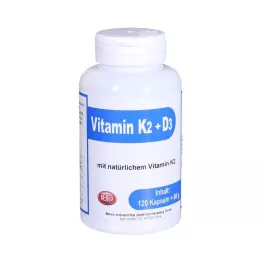 VITAMIN K2+D3 Berco Kapseln, 120 St