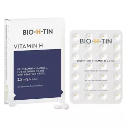 BIO-H-TIN Vitamin H 2,5 mg für 4 Wochen Tabletten, 28 St