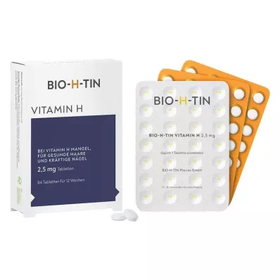 BIO-H-TIN Vitamin H 2,5 mg für 12 Wochen Tabletten, 84 St