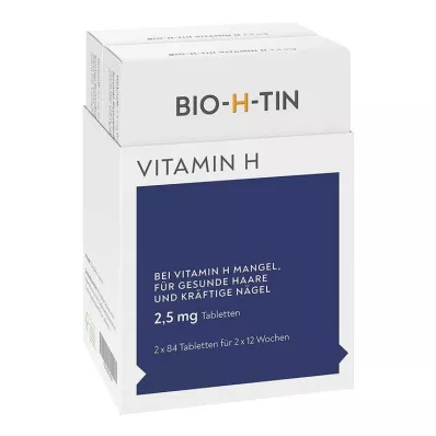 BIO-H-TIN Vitamin H 2,5 mg Tabletten, 2X84 St